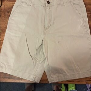 Faded Glory Men's Beige Flat Front Shorts